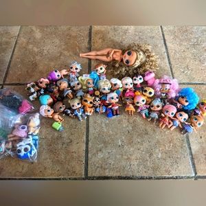 35 piece bundle LOL Dolls Pets Babys Sold together! OBO!